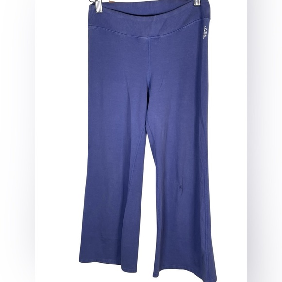 Free People Periwinkle Wide-Leg Yoga Pants Small - Picture 1 of 6